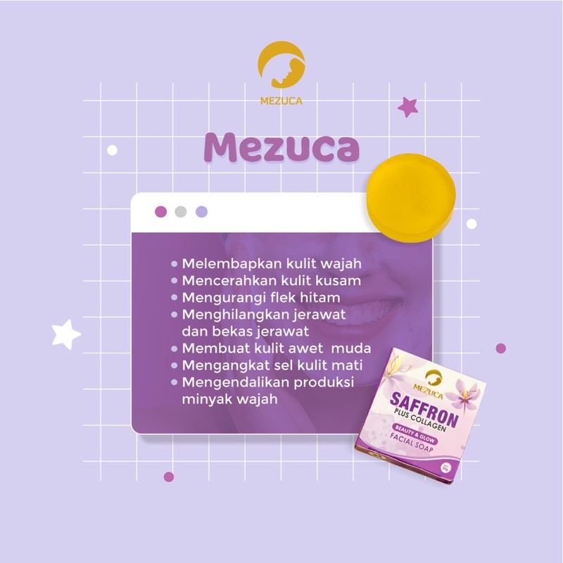 COD MEDAN TERMURAH VIRAL BEST SELLER MEZUCA  Sabun Safron BPOM Pemutih Wajah Alami Ampuh Atasi Jerawat Original Saffron Soap  untuk Muka Berjerawat Flek Hitam Berminyak - Keluarga id