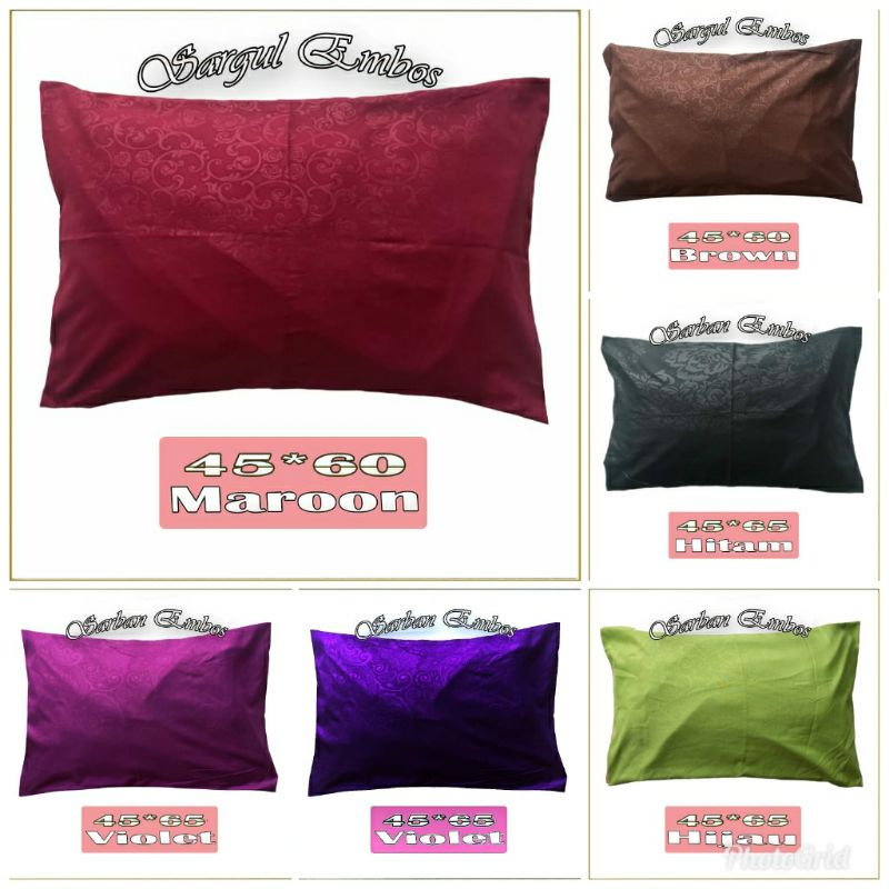 Sarung Bantal /Sarung Guling Karakter Anak Dewasa