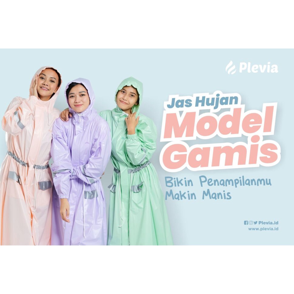 Jas Hujan Plevia Salsabila Model Gamis