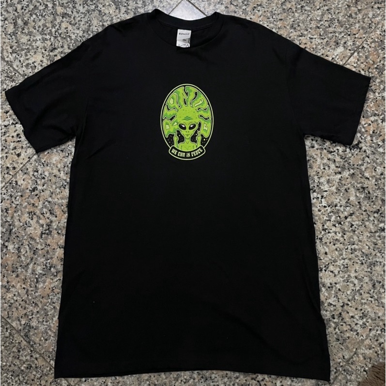 Kaos Baju Hitam RipnDip Rip N Dip Alien Tee Original