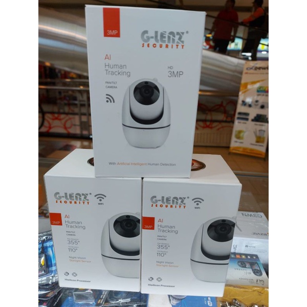 G-lenz cctv security wifi pan &amp; tild camera glenz gwip 2000 full hd 2mp