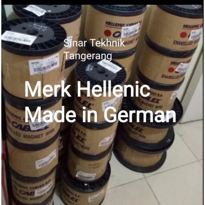 Sh3- Kawat Tembaga Email 0,80 Mm Merk Hellenic Made In Jerman Original