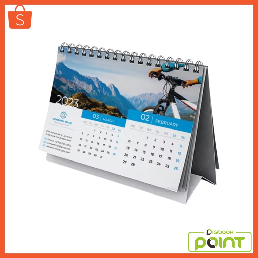 

Kalender 2024 Custom - Kalender Meja Tatakan Linen 8 Lembar 1 Muka - Kertas AC 230 Tebal