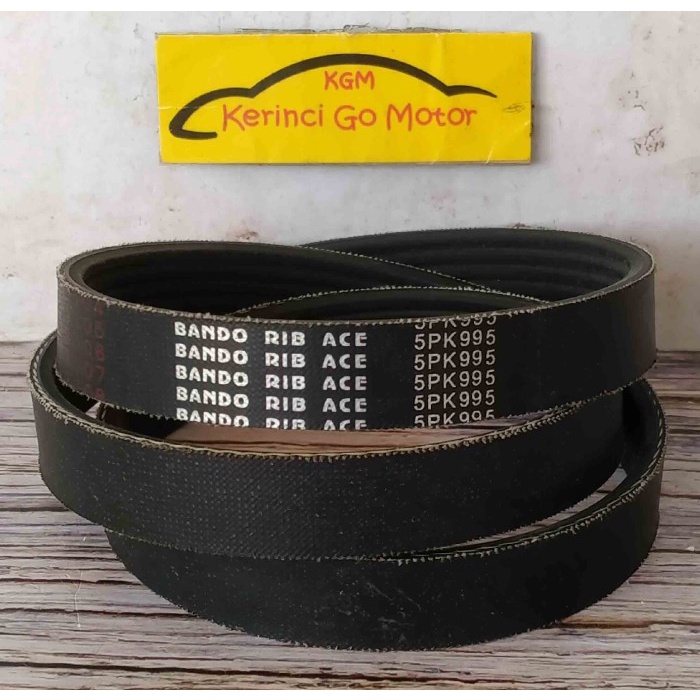 BANDO VAN BELT 5PK 995 RIB BELT TALI KIPAS 5PK-995 FAN BELT ALUR