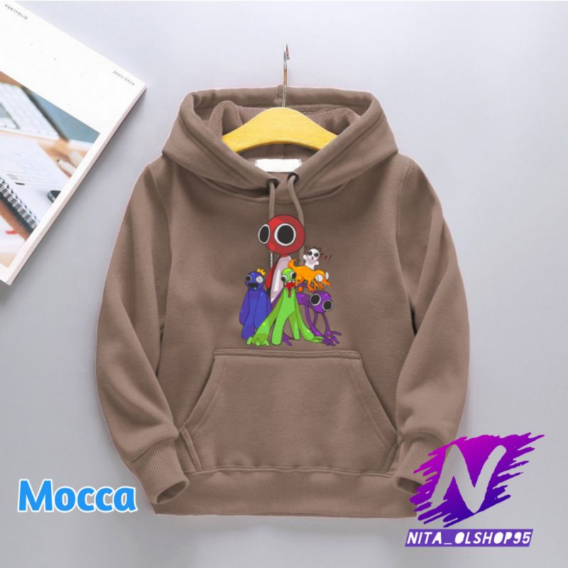 rainbow friends terbaru hoodie anak rainbow friends