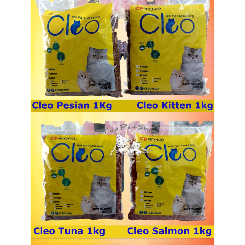 CLEO CAT FOOD REPACK KEMASAN 1KG