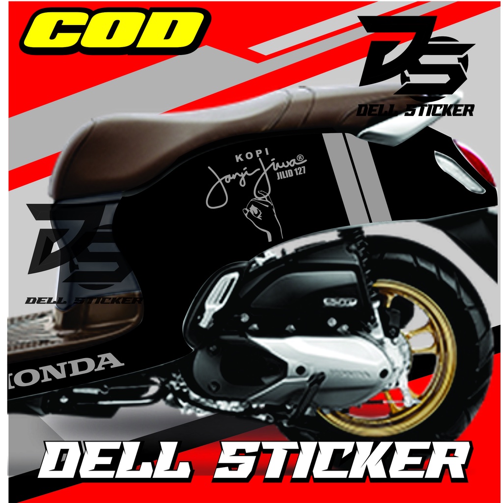 Stiker Scoopy JANJI JIWA / Cutting Cticker Scoopy / Cutting Striping Scoopy PRESTIGE / ALL SCOOPY / 