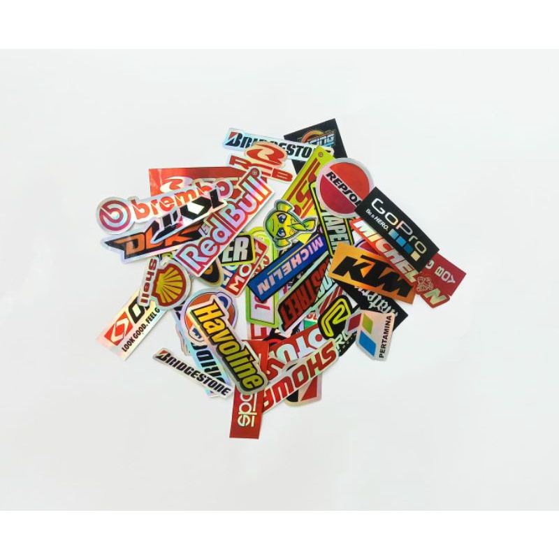 

PAKET STIKER isi 35pcs Stiker Hologram Premium