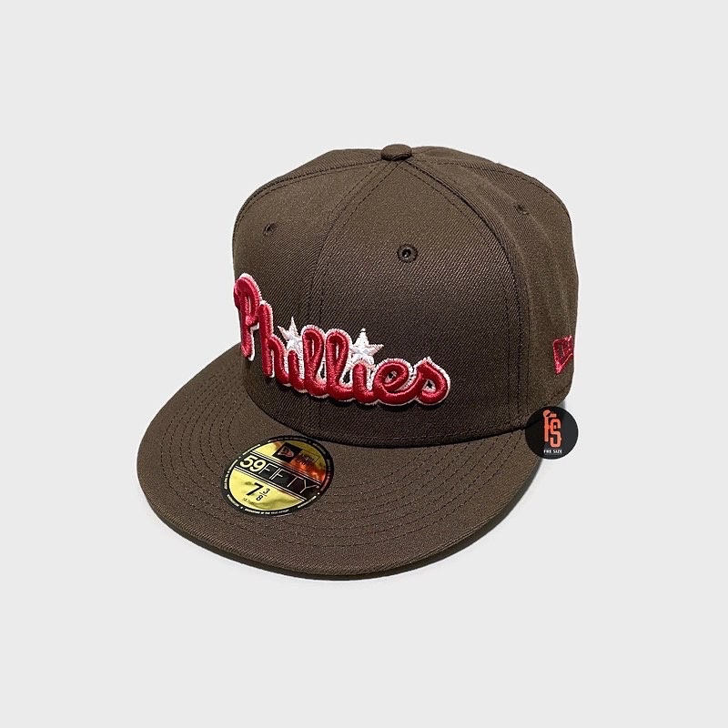 TOPI NEW ERA ORIGINAL 5950 WS 2008 PHILADELPHIA PHILLIES WALNUT UV BLUSH SKY