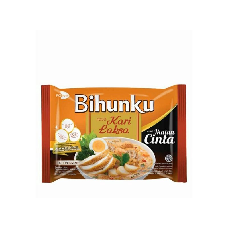 Bihunku Bihun Instant Kari Laksa Pck 55G