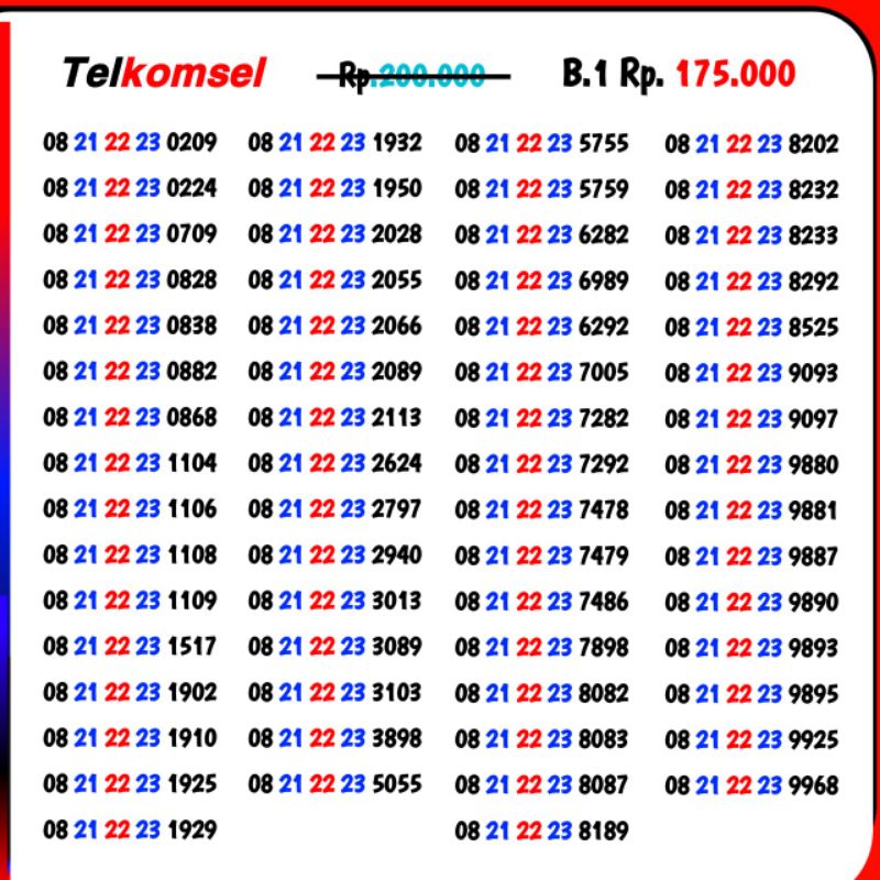 Perdana simpati cantik / Kartu perdana simpati cantik/simpati cantik/nomor simpati/perdana telkomsel