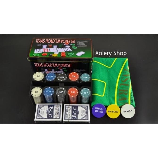 Texas Hold'em Poker Set Casino Style Poker Chip