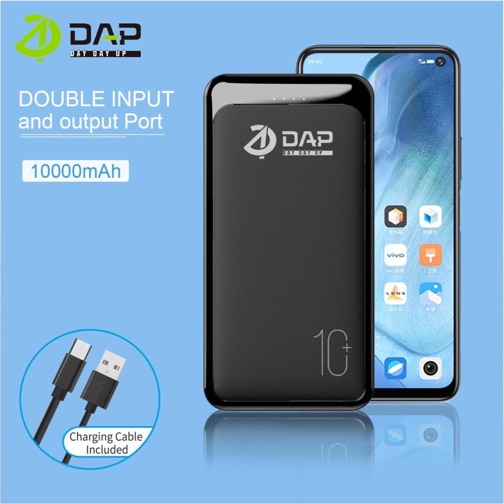 Power Bank DAP D-P111 10000mAH ORIGINAL PowerBank DAP D-P111 10000mAH 2USB ORIGINAL