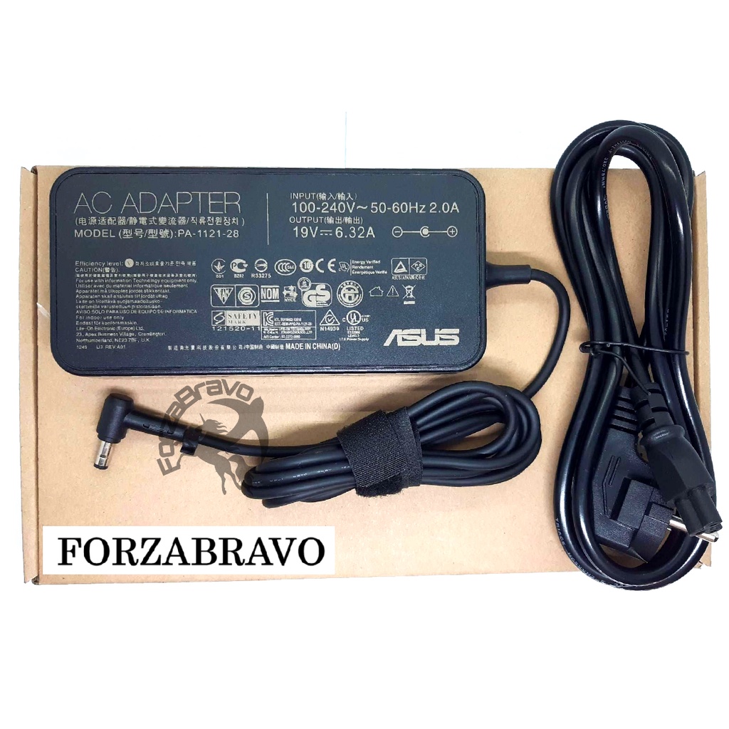Original Charger Adaptor Casan Asus Pc All In one A4320 A15-120PIA 19V 6.32A 120 Watt