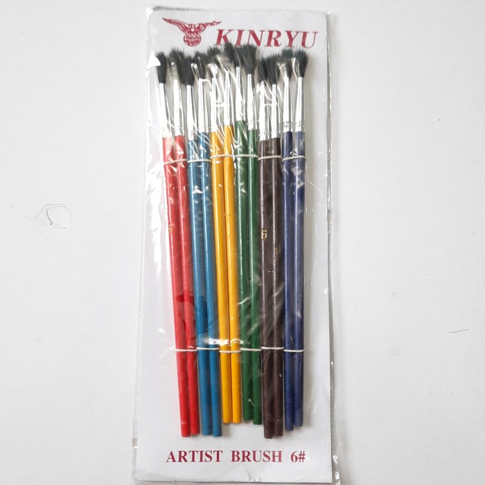 

Mudah Kuas Lukis Nomor 6 / Kuas Gambar Harga Per Lusin (E5158) Promo