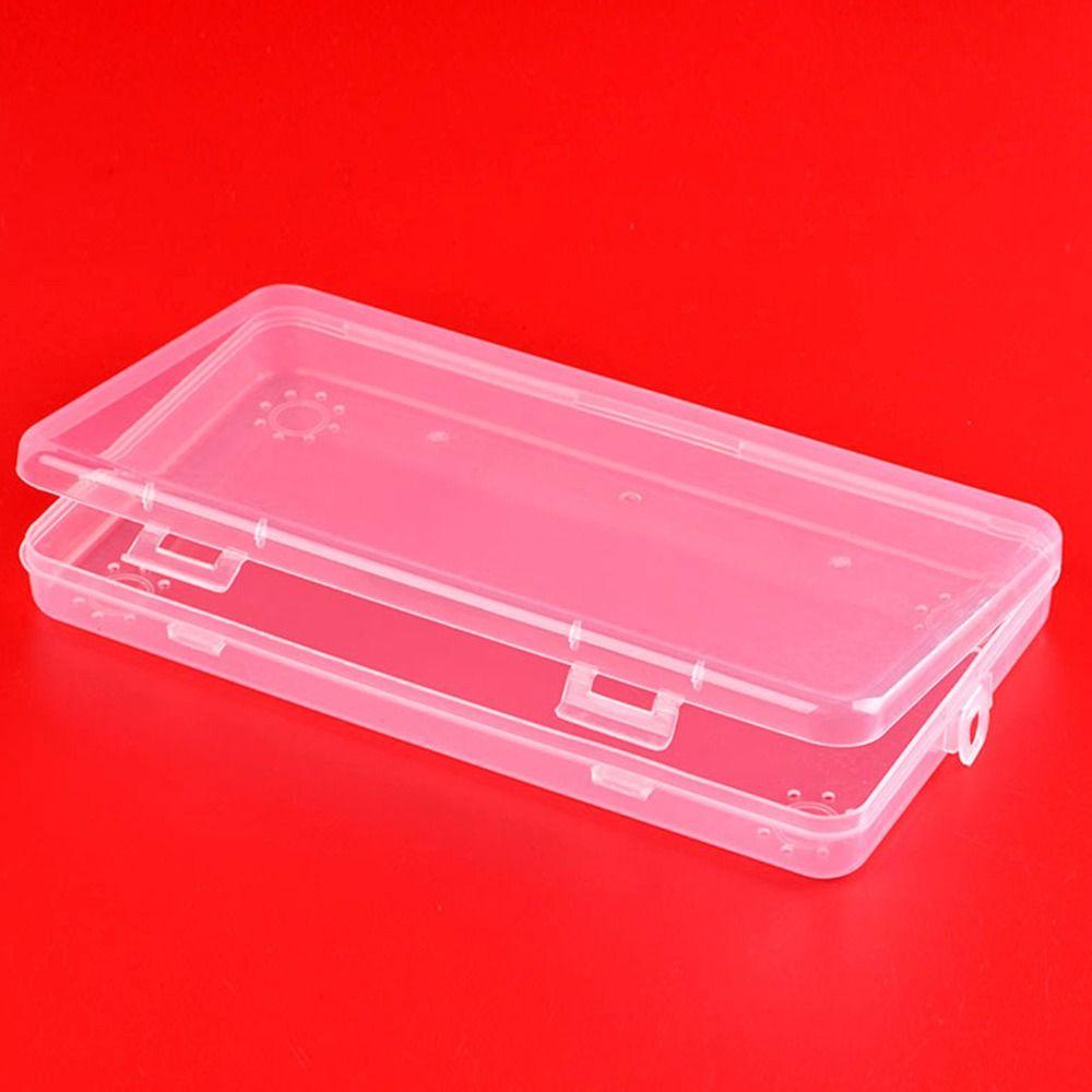 Popular Kotak Penyimpanan Transparan 4ukuran Serba Serbi Organizer Square Small Items Case