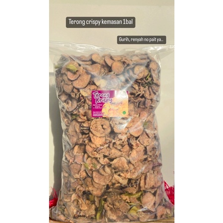 

terong crispy kemasan kiloan healty snack non minyak