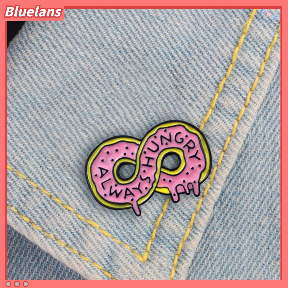 Bros Pin Enamel Bentuk Donat Untuk Pria Dan Wanita