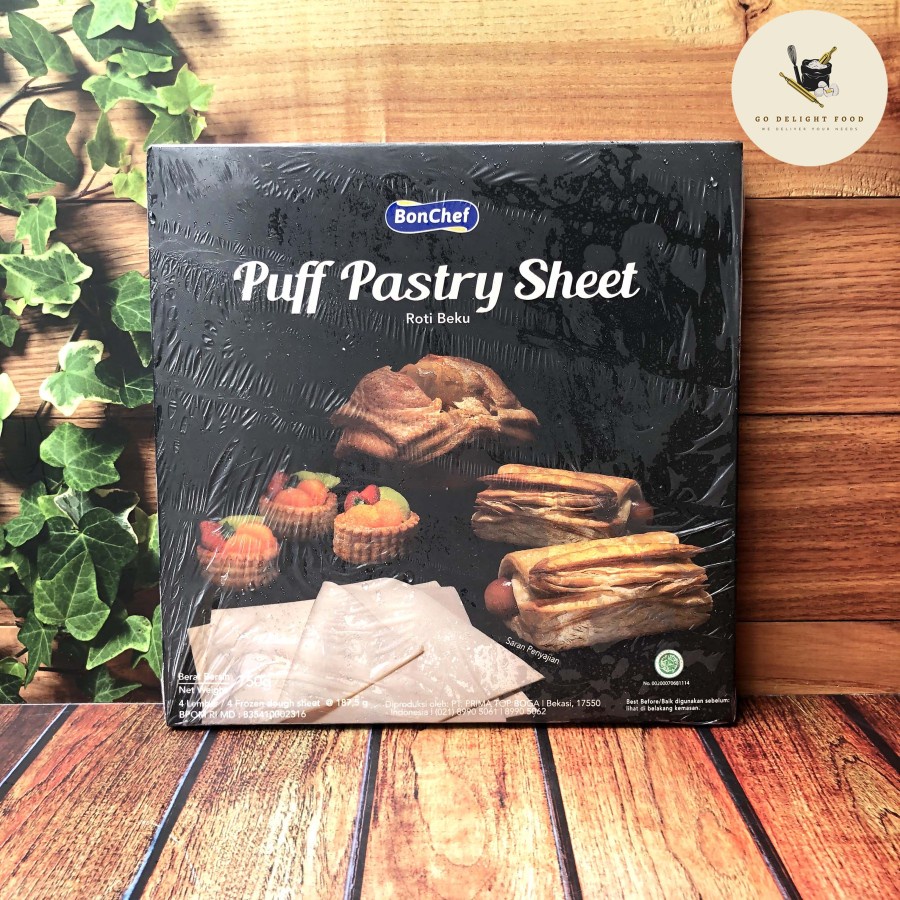 

Bonchef Puff Pastry 750G / 4 Lembar - 1 Pcs