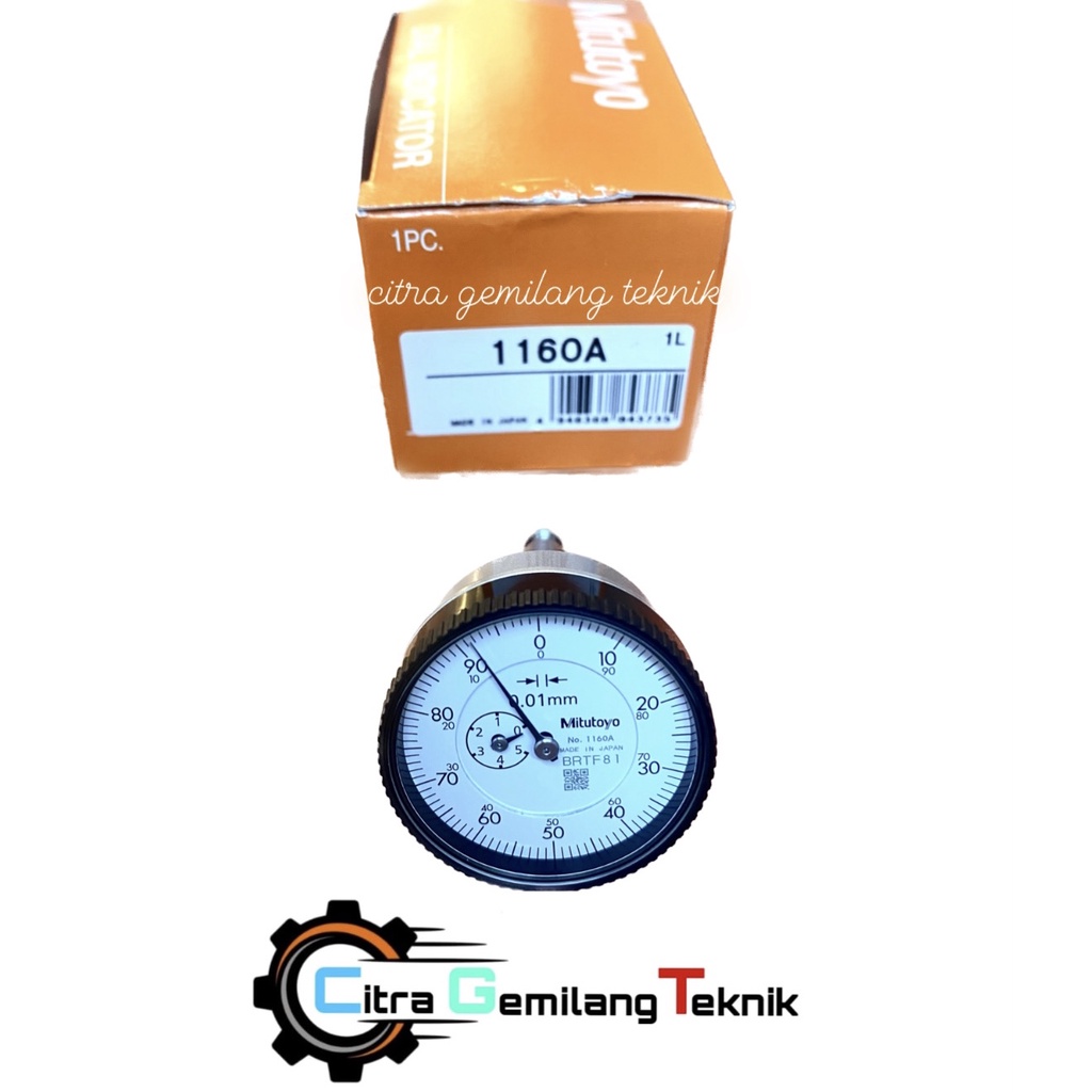 Mitutoyo dial indicator 1160A/ dial gauge/ indikator/ alat ukur/ mitutoyo original