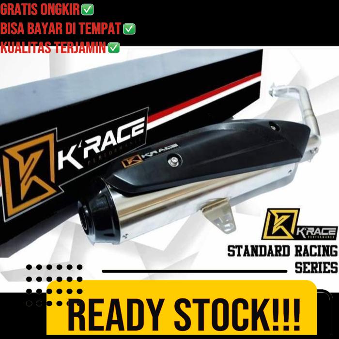 Knalpot New Aerox 155 Connected Krace Standart Racing