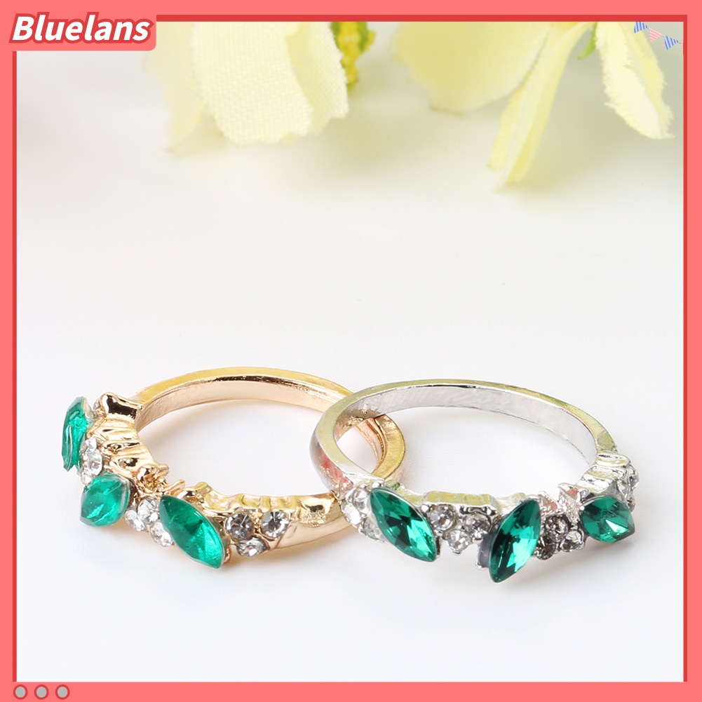 Bluelans Women Elegant Vintage Rhinestone Finger Knuckle Ring Gift Fashion Jewelry