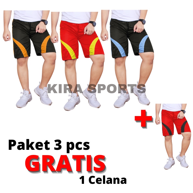 Celana Pendek Olahraga Pria Dewasa Santai Kolor Selutut GKS006