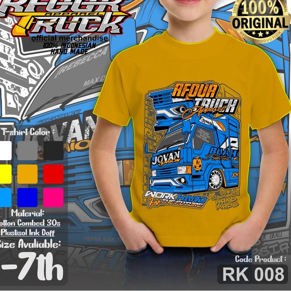 KAOS TRUCK OLENG ANAK JOVANCA KAOS TRUK JOVANCA KAOS TRUCK MANIA ANAK BAJU BAJU TRUK ANAK KAOS TRUCK