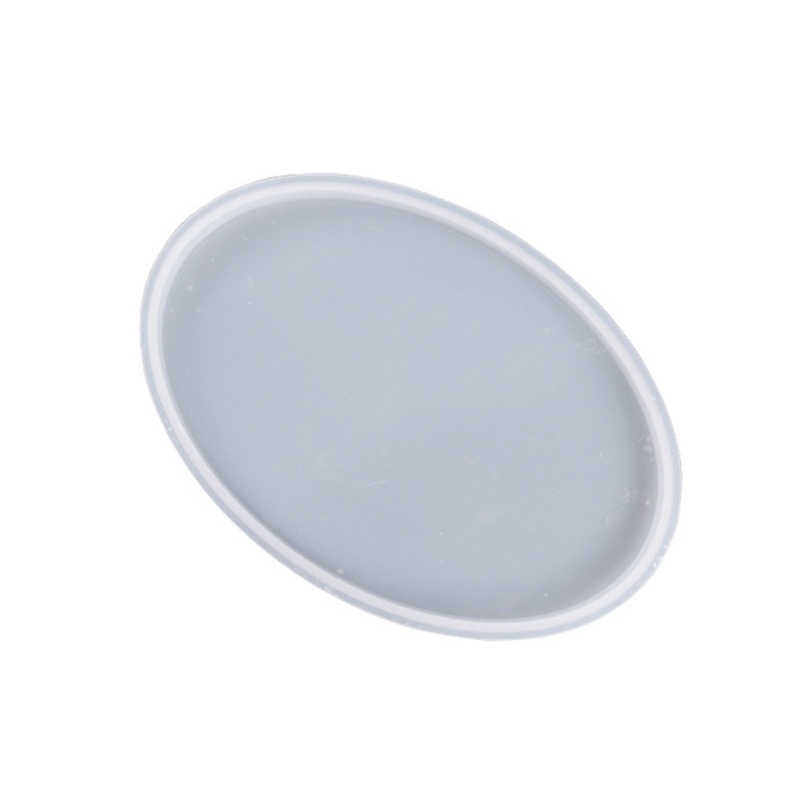 Siy Cetakan Kristal Epoxy Bentuk Oval Bahan Silikon Untuk Dekorasi Diy