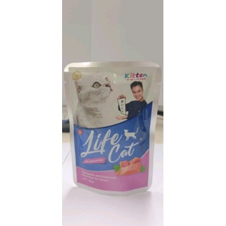 Life cat Pouch 85 gram / Cat food / Makanan basah kucing / life cat tuna / life cat salmon / life cat chicken