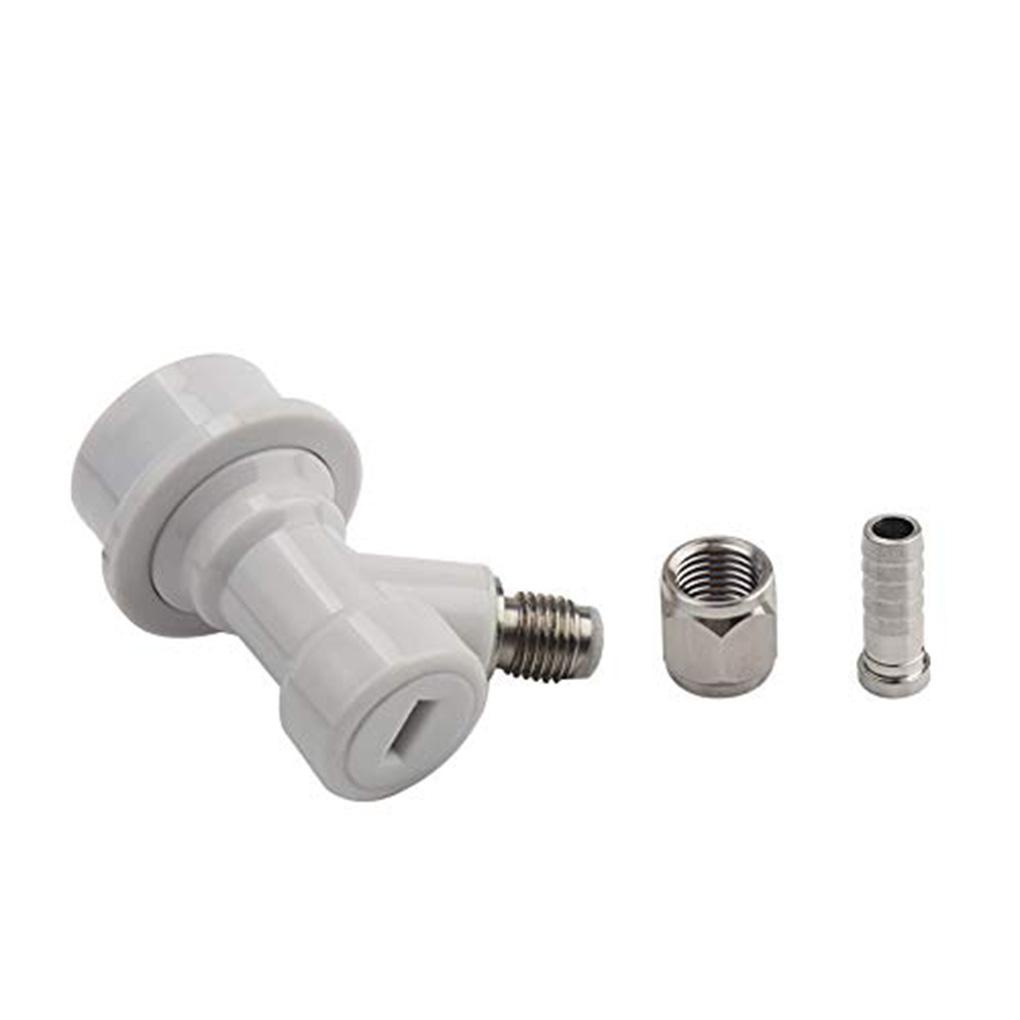 1pasang Konektor Bir Air Liquid Beer Tong Putus Set Ball Lock Beer Barbed Connector