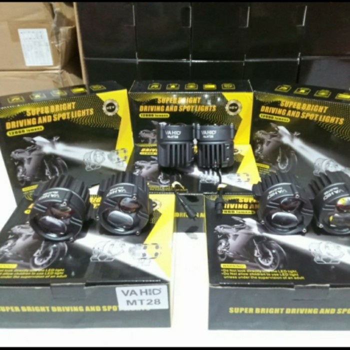 LAMPU TEMBAK FOGLAMP LED VAHID MT28 MT 28 ORIGINAL 60 watt 60W - SEPASANG