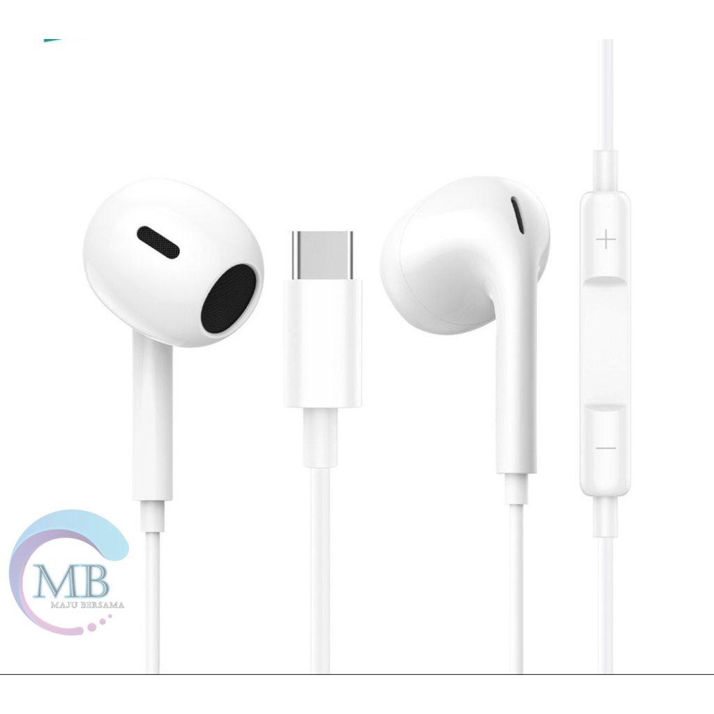 DIINAMI Earphone headsfree Hf Type C Headset Type-C Samsung Xiaomi Oppo Vivo Huawei INFINIX + MIC ORIGINAL MB6098