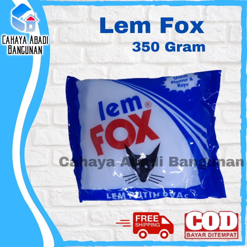 LEM FOX PUTIH BUNGKUS BIRU 350 GR