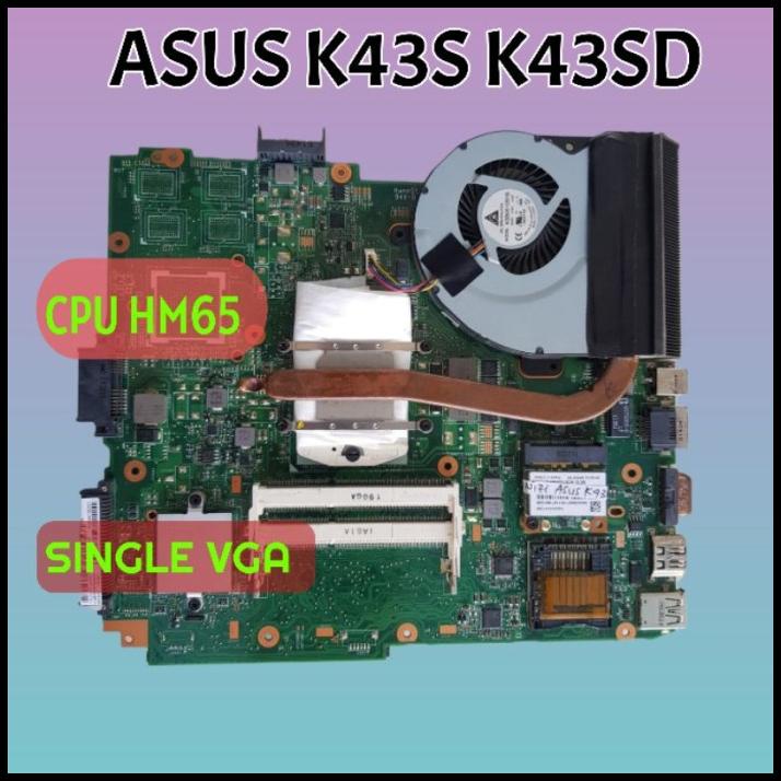 Produk Baru Motherboard Mainboard Mobo Asus K43S A43S K43E P43E K43Sv Non Prosesor