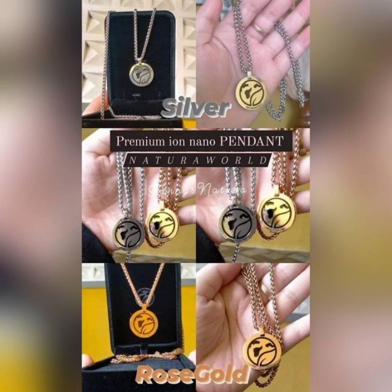 PREMIUM ION NANO PENDANT NATURAWORLD // Kalung Kesehatan By Naturaworld