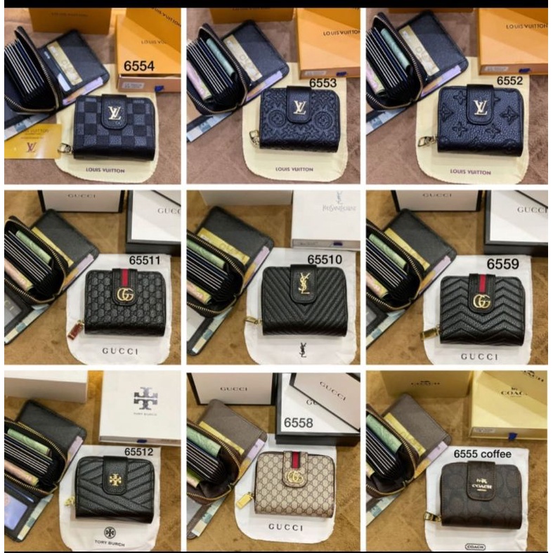 Dompet Lipat Card Holder Dompet Cash &amp; Kartu 655 import Free Box