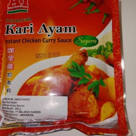 

10.10 SALE A1 kari ayam instant chicken curry sauce / bumbu gas !!