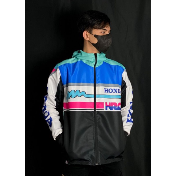 ✅ [WATERPROOF] JAKET VINTAGE 90S HONDA HRC