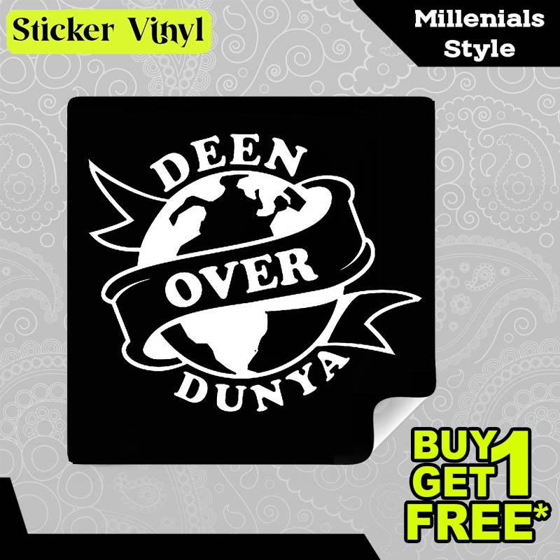 

Stiker Sticker Deen Over Dunya Gambar Unik Desain Keren dan Kekinian Aesthetic Bahan Vinyl Satuan Anti Air