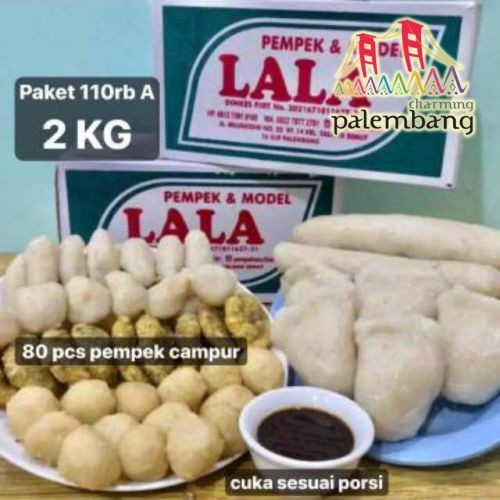 PEMPEK ASLI PALEMBANG PEMPEK LALA PALEMBANG ISI 80 PCS A [ PACKING