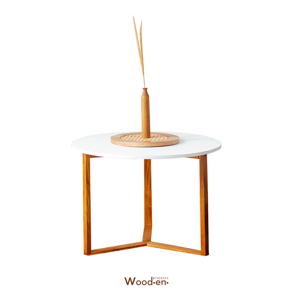 Jual Wooden Projects Meja Sudut Ruang Tamu Keluarga Belajar Lesehan