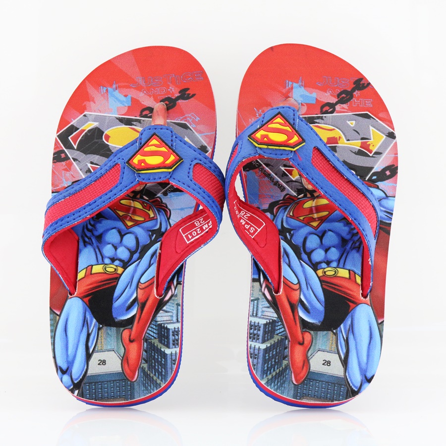 Ando X Superman SPM 201 Merah - Sandal Anak Besar Ando