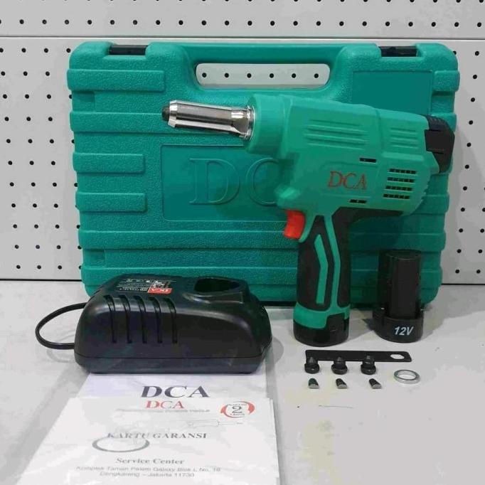 Mesin Rivet Battery DCA Cordless Blind Riveting GUN ADPM40EK