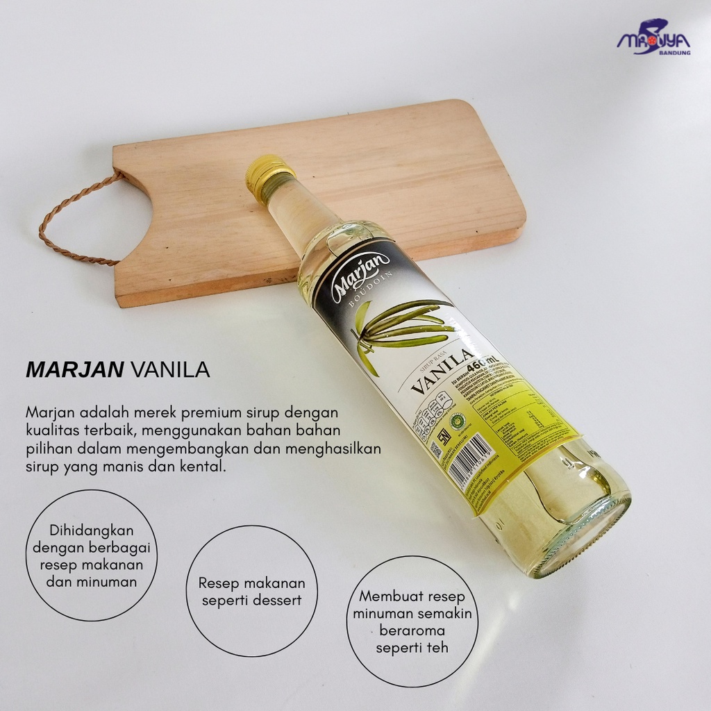 

Sirup Marjan Vanila Marjan Boudoin Vanilla Syrup 460 ml