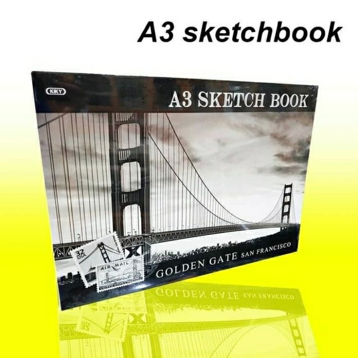 

Gaya Buku Gambar Sketsa / Sketch Book A3 Kiky ( Pcs ) Original Hot Sale