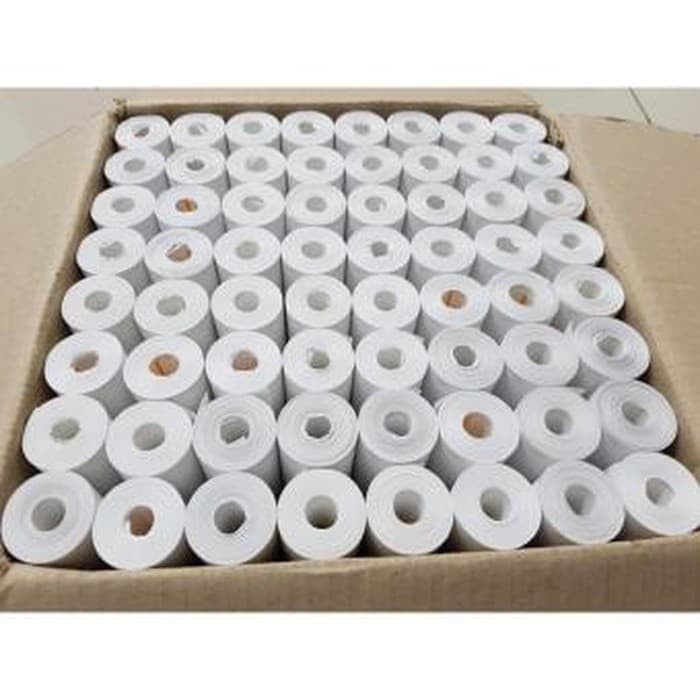 

Kertas Thermal Kertas Thermal Struk Printer Kasir Ppob 100 Pcs