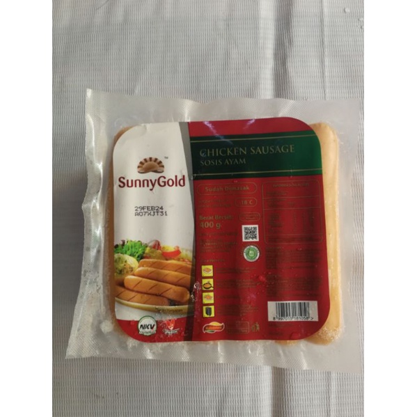 

Sunny gold chicken sausage 400g sosis ayam