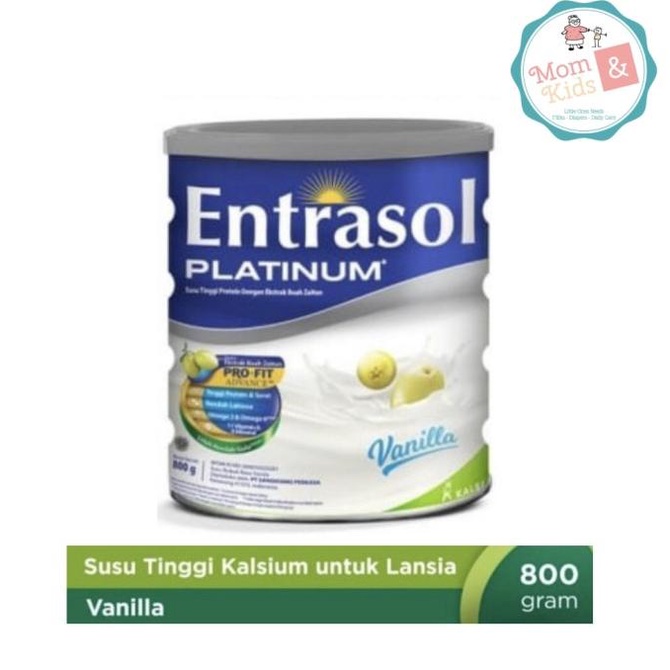 

[ COD ] Entrasol Platinum Vanila Coklat 800 gr / 800g