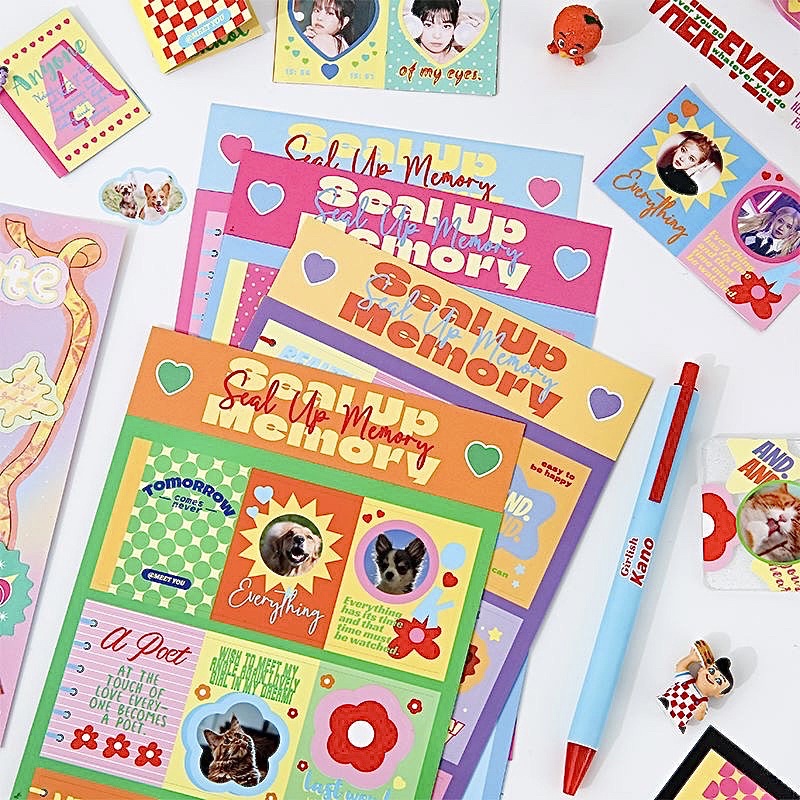 

Stiker Kertas Gaya Korea Untuk Scrapbook